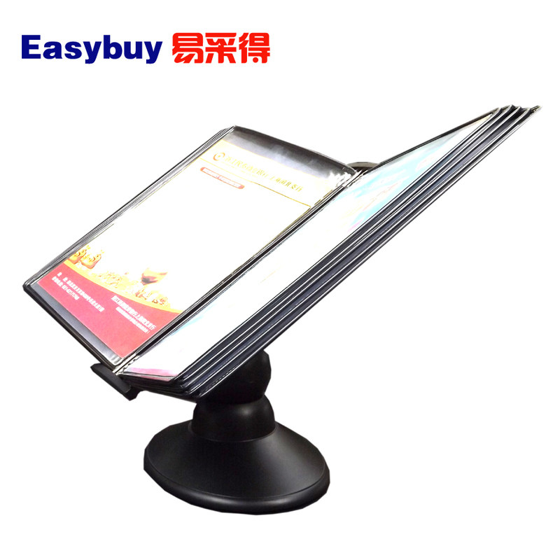 10페이지 데스크탑 A4 플립 파일 랙 정보 파일 회전식 디스플레이 랙 폴더 소개 메뉴 프로모션