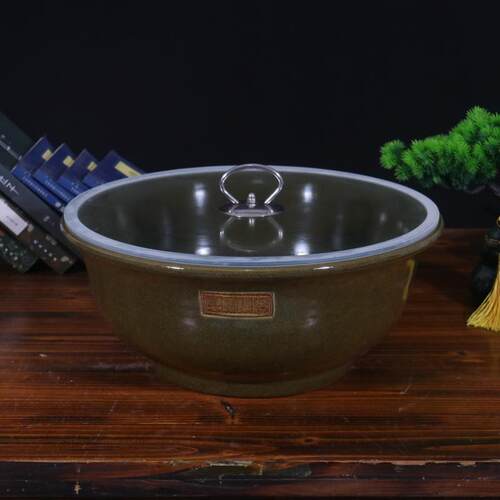 景德镇陶瓷陶瓷和面盆加厚发面盆