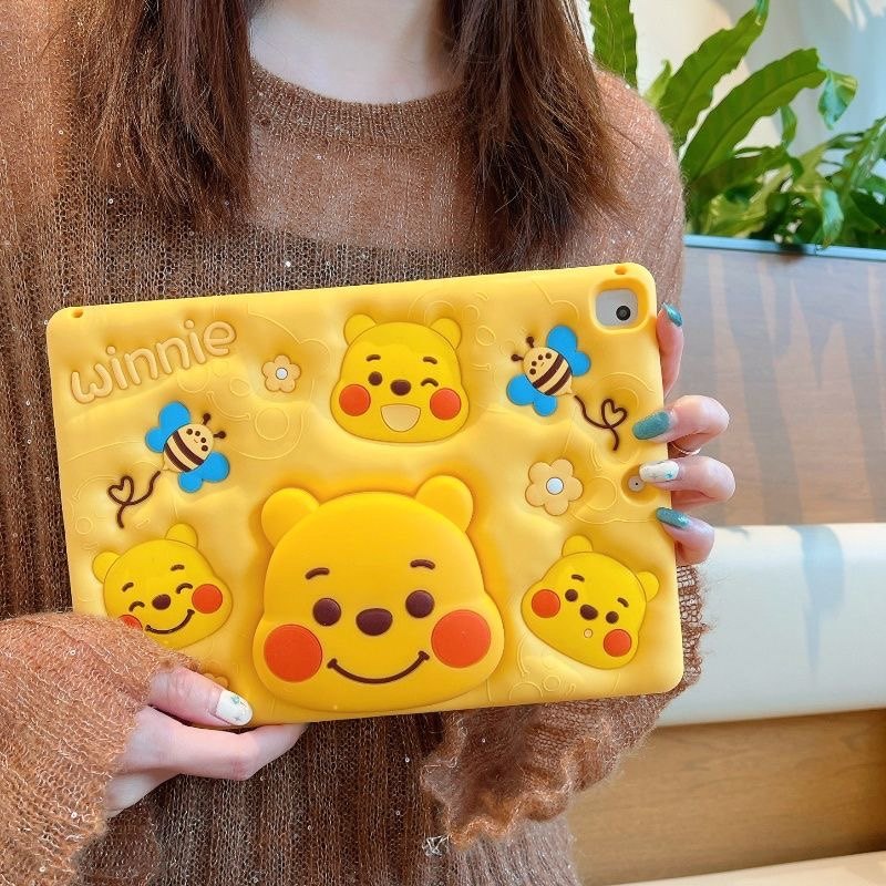 可爱卡通2022新款iPad Air4保护套mini6平板壳pro11硅胶套iPad10十代9适用苹果air5防摔2迷你3儿童7电脑8全包