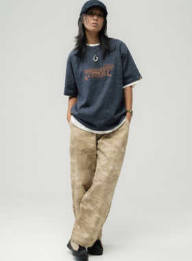 FUTUREMADE STUDIO 25SS 沙蓝两色水洗迷彩牛仔长裤Washed Camo