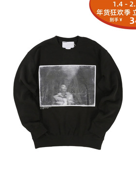 现货 潮玩艺 POLIQUANT 休闲宽松日系正面横向照片印花长袖