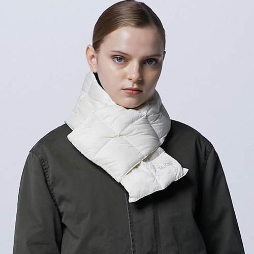 羽绒围巾TAION秋冬款百搭