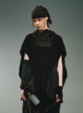 HAMCUS 24AW 拉链连帽短袖 XM00224-1时尚潮流