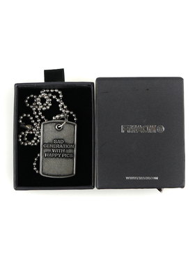 FMACM身份牌标语项链休闲百搭