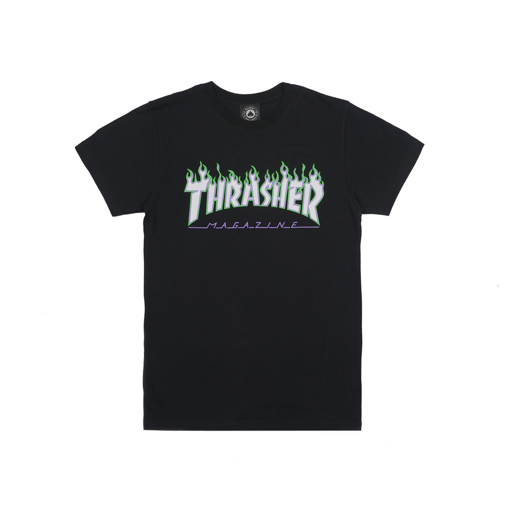 THRASHER 美线经典火焰短袖 JOKER FLAME EXCLUSIVE TEE
