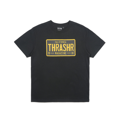 THRASHER车牌LOGO短袖