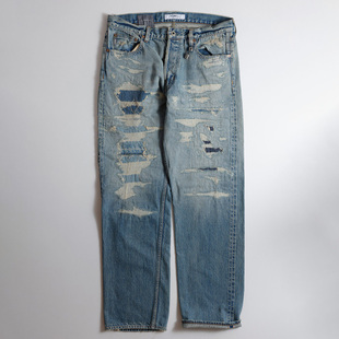 FDMTL CS123磨毛牛仔裤 CLASSIC STRAIGHT DENIM CS123