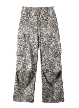 REVEAL 豹纹廓形伞兵裤 SILHOUETTE PARATROOPER PANTS