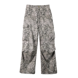 REVEAL 豹纹廓形伞兵裤 SILHOUETTE PARATROOPER PANTS