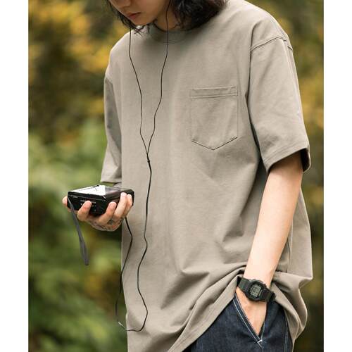 NUMBERSALT口袋短袖T恤