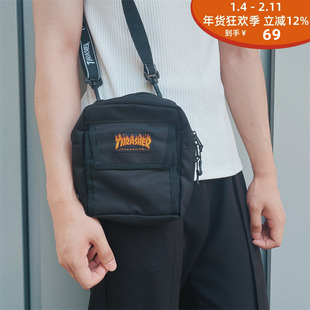 现货 潮玩艺 THRASHER JLP日版 FLAME ARCH BAG 经典火焰小挎包