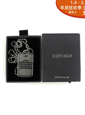 FMACM身份牌标语项链休闲百搭