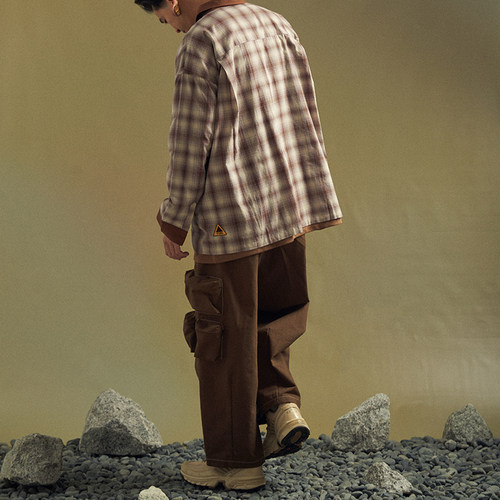 FTMD休闲工装阔腿裤小屁孩