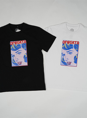 ODD FUTURE OFWGKTA字母短袖 DOT FACE LADY S/S TEE美式潮流T恤