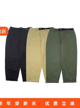 RADIUM日系9分裤工装裤潮牌宽松直筒裤阔腿裤秋冬休闲裤男CITYBOY