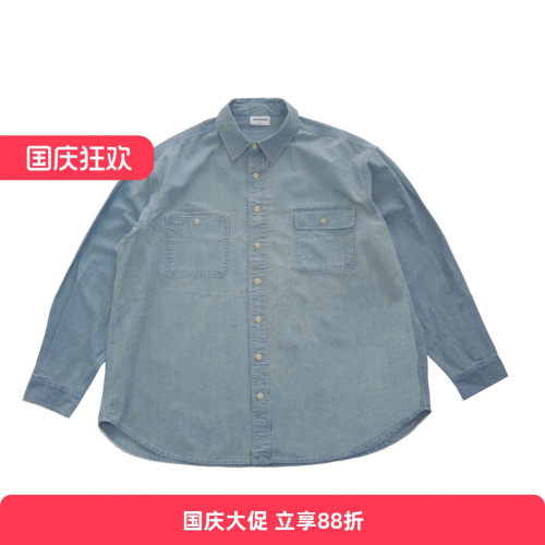 RADIUM长袖牛仔水洗衬衫