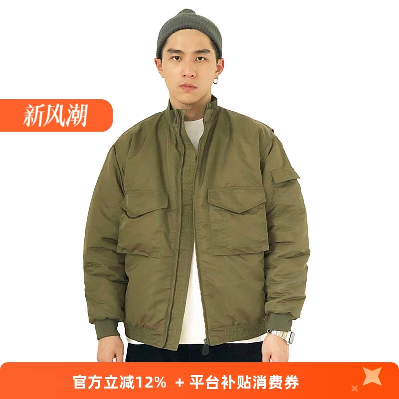 radium潮牌韩国冬季男多口袋工装