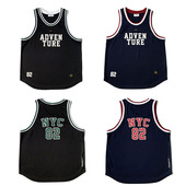 RADIUM潮牌运动跑步健身嘻哈街头印花无袖 宽松速干篮球背心男夏季