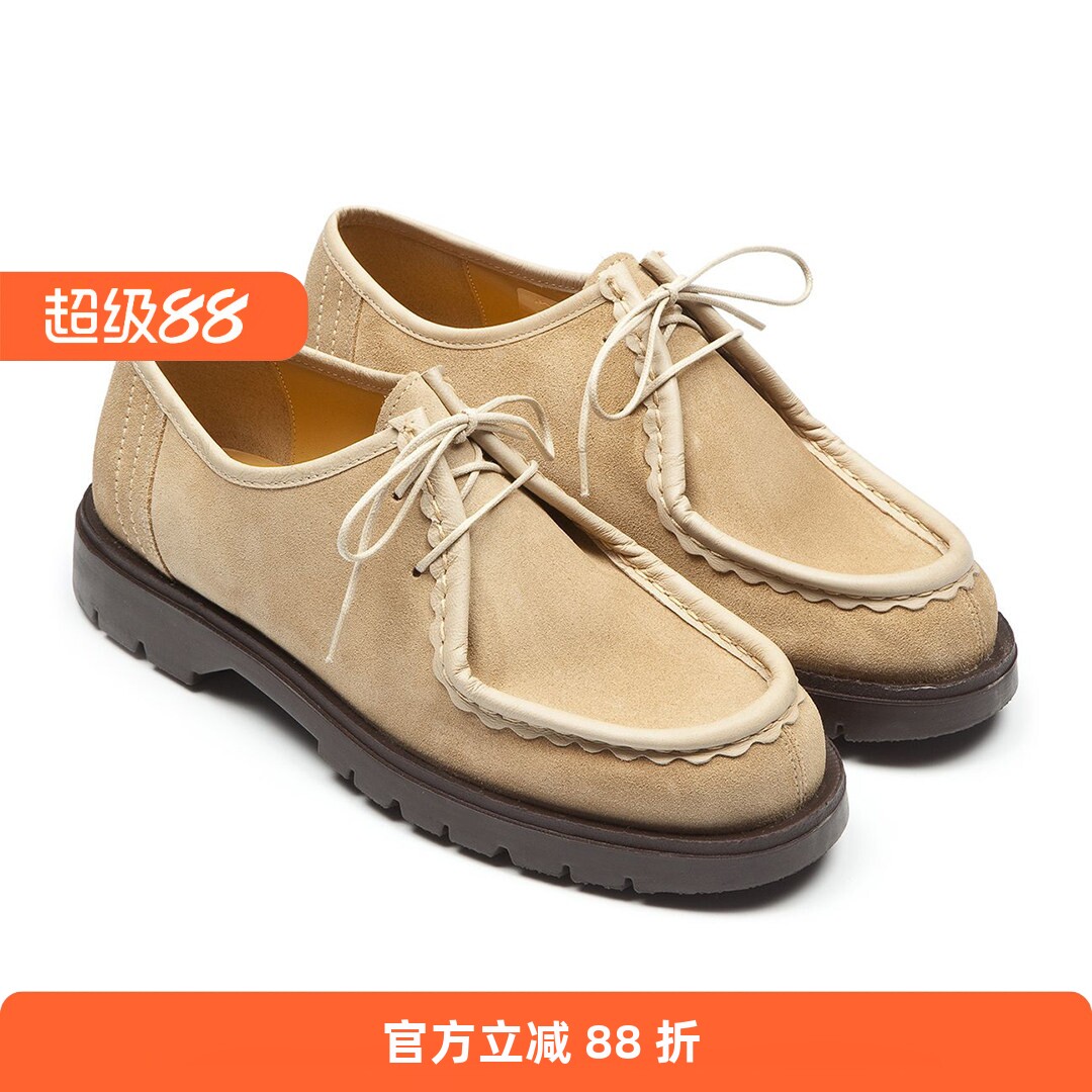 Radium中跟德比鞋日系袋鼠鞋皮鞋图片