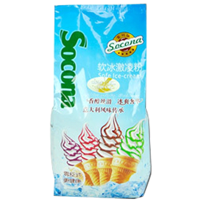软冰淇淋粉雪糕索可纳商用原物料