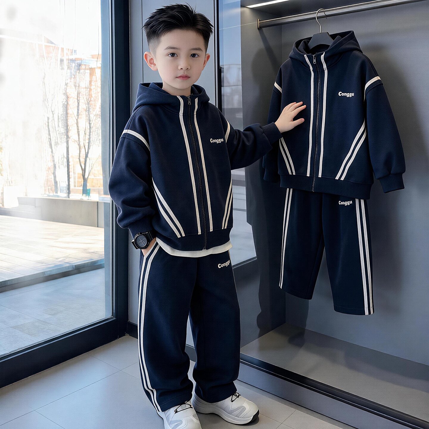 大童装男童春秋季套装2026新款韩版运动服外套男孩秋装宝宝儿童潮