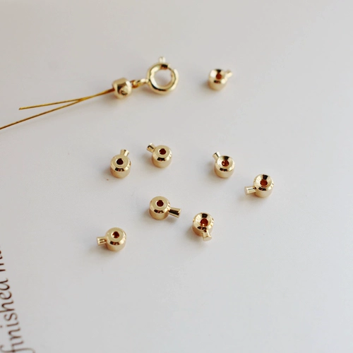 Позолоченная стальная проволка, шелковые нитки, браслет из бисера ручной работы, 14 карат, золотой цвет, «сделай сам», фиксаторы в комплекте