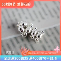 [保色包银镀银色椭圆形磁铁扣吸扣diy自制手链项链收尾链接扣头]