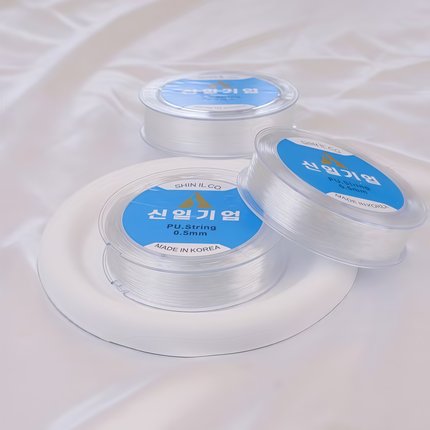 韩国进口水晶弹力线透明鱼线拉不断高档文玩串珠线diy手工材料