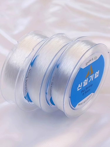 Импортный эластичный слюнявчик, прозрачная высококлассная леска из грецкого ореха ручной работы, в корейском стиле, «сделай сам»