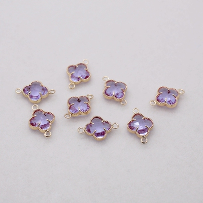 临兰包金镀金保色双环链接配饰