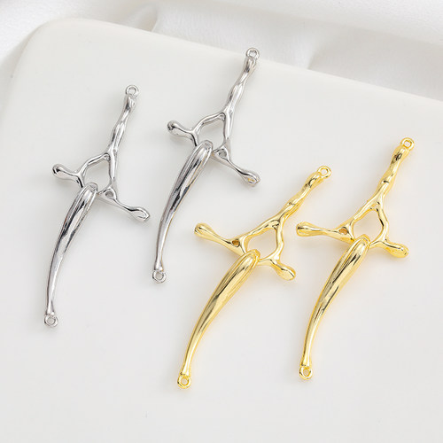 临兰包金镀金保色项链扣子