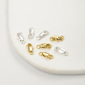 14K包金保色银长款 弹簧龙虾扣鱼尾扣手链项链链接扣diy手工配件