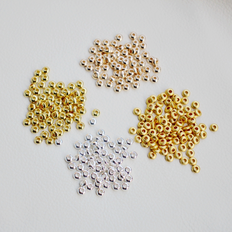 14k包金保色飞碟自制隔珠DIY手工