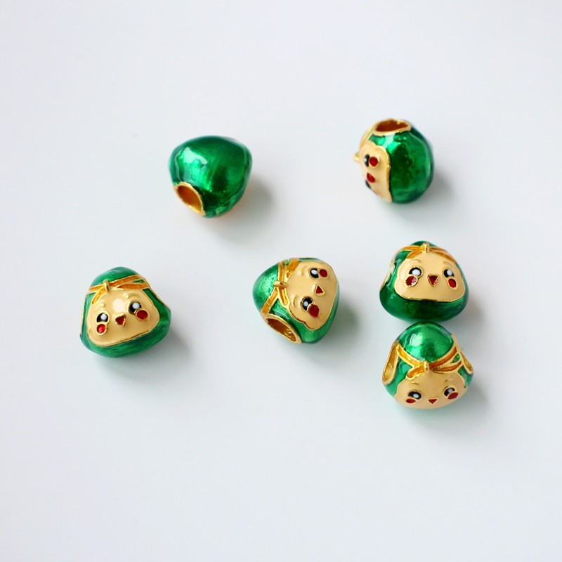 古法沙金滴油景泰蓝珐琅彩可爱粽子宝宝大孔转运珠红绳手链配珠,饰品/流行首饰/时尚饰品新,其他DIY饰品配件,淘宝优惠券,粉丝福利购,淘宝优惠卷