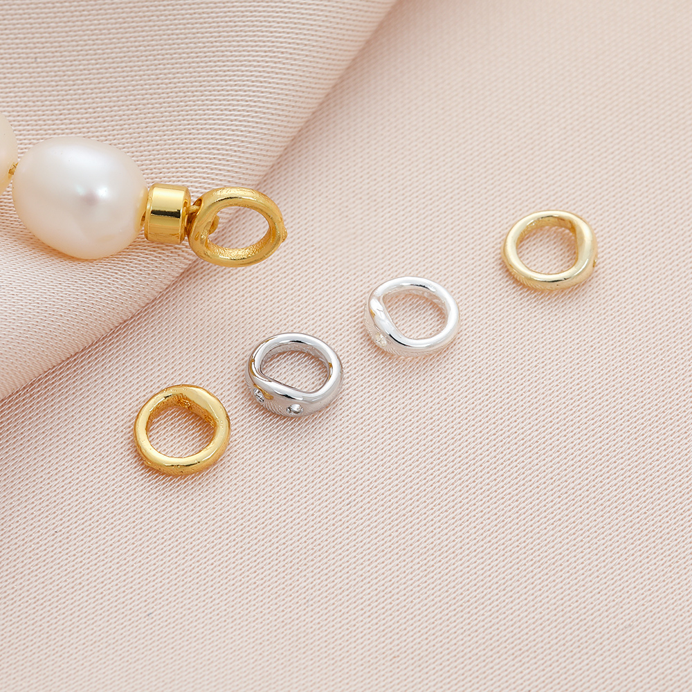 14K包金强保色藏线圈收尾闭口圈