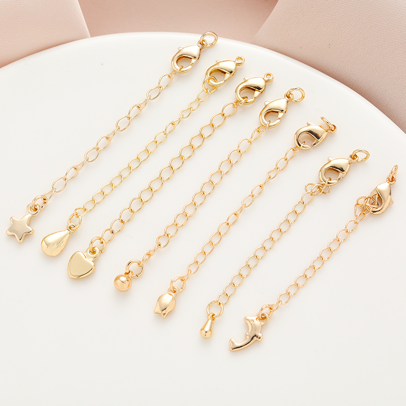 14K包金镀金保色延长链尾链