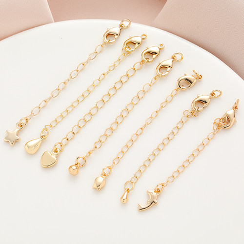 14K包金镀金保色延长链尾链