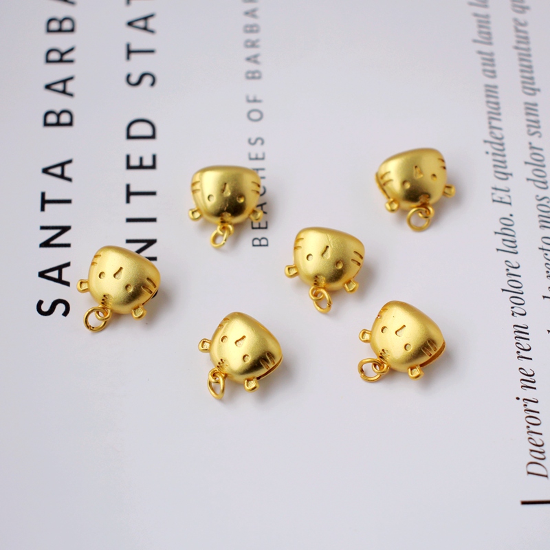 古法仿金吊坠虎头铃铛吊坠挂饰