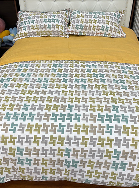 清仓处理 13372 全棉斜纹四件套 加剩两个花色 特价