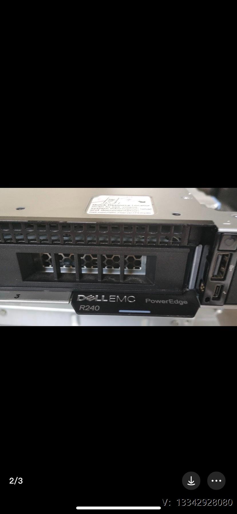 议价Dell戴尔R240 E2224CPU 单路服务器平台3.5