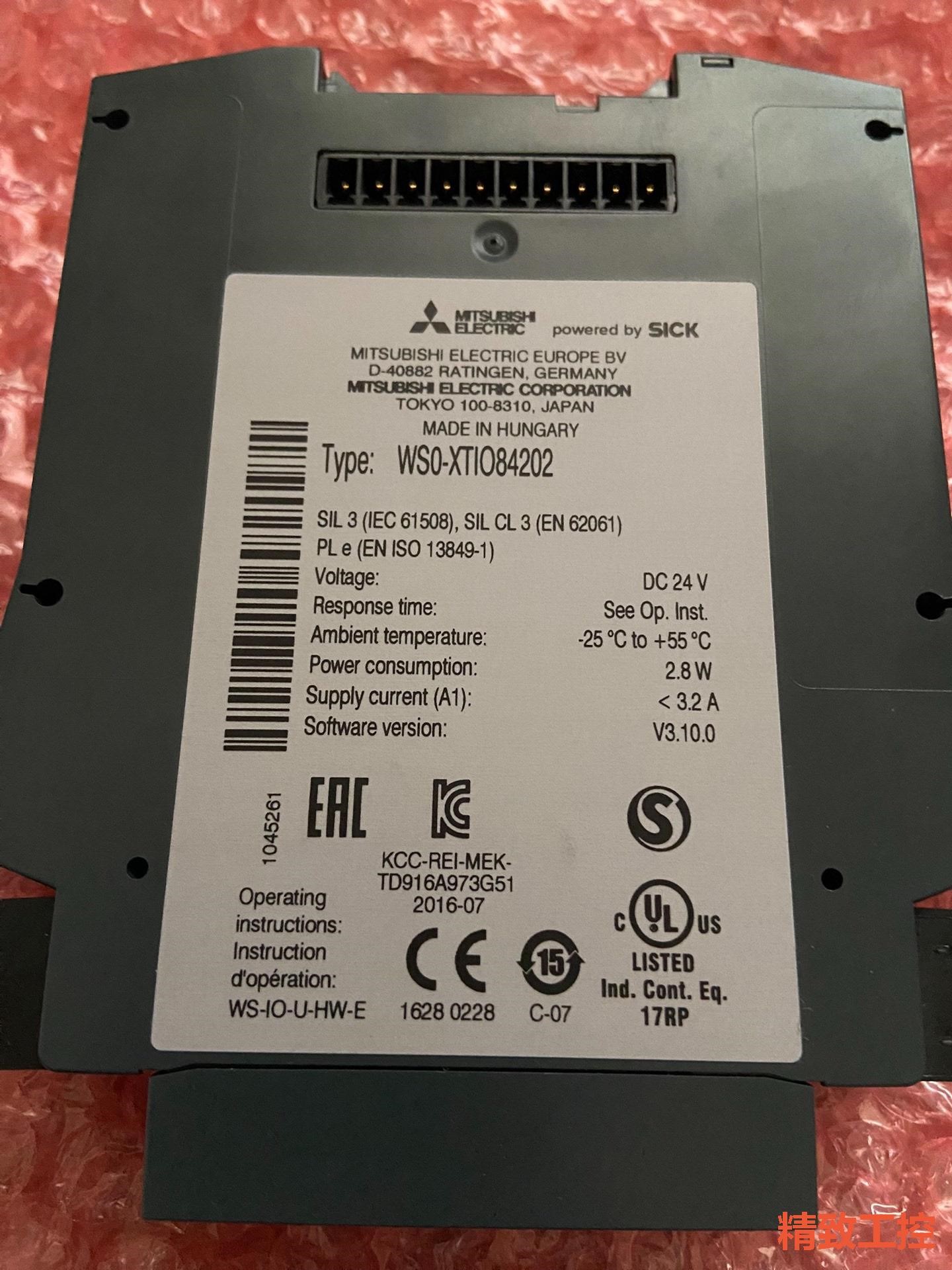 议价：三菱安全控制器模块 WS0-XTIO84202 正品保证 现