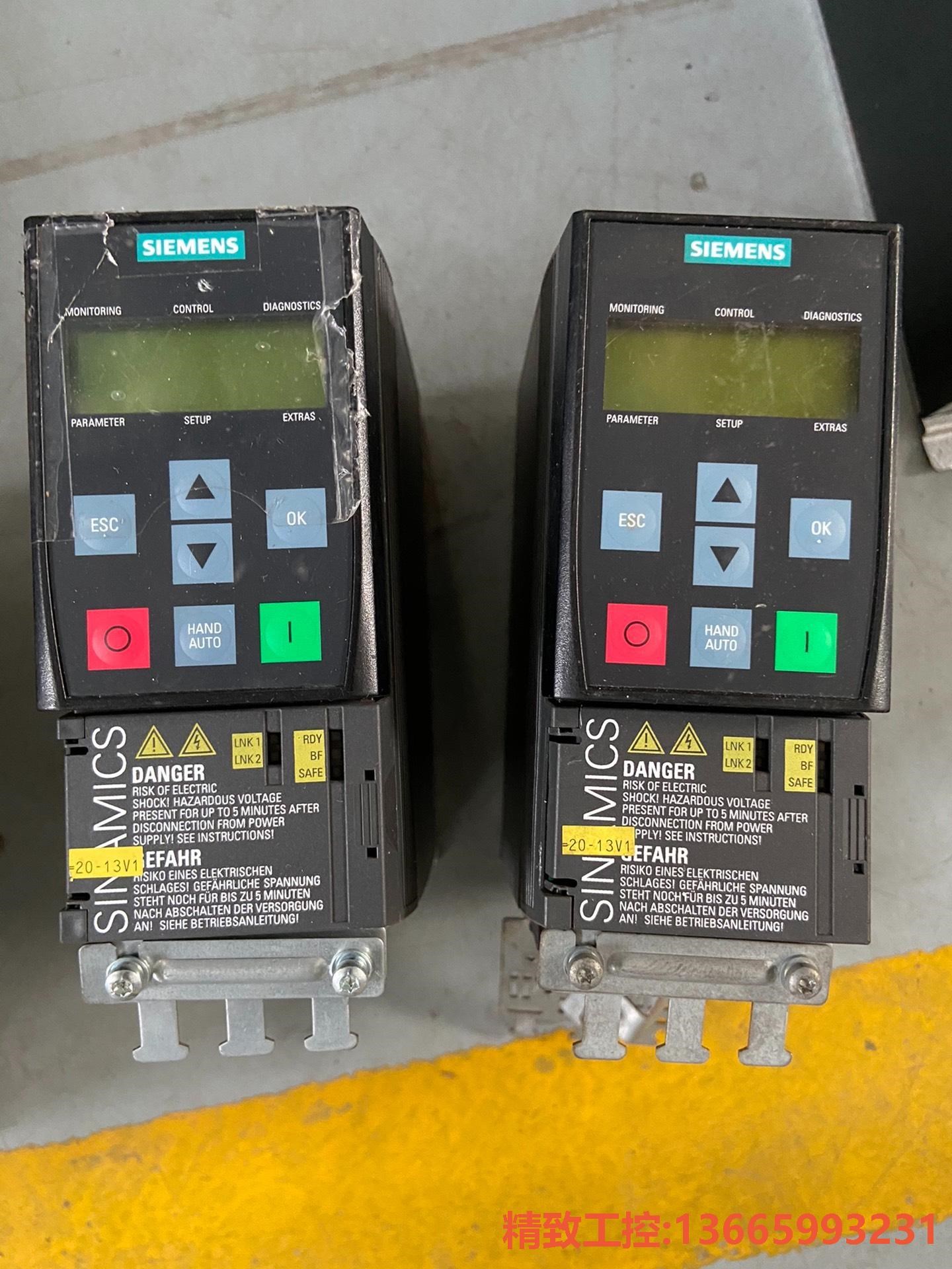 议价：二手西门子G120C PN系列0.55KW变频器