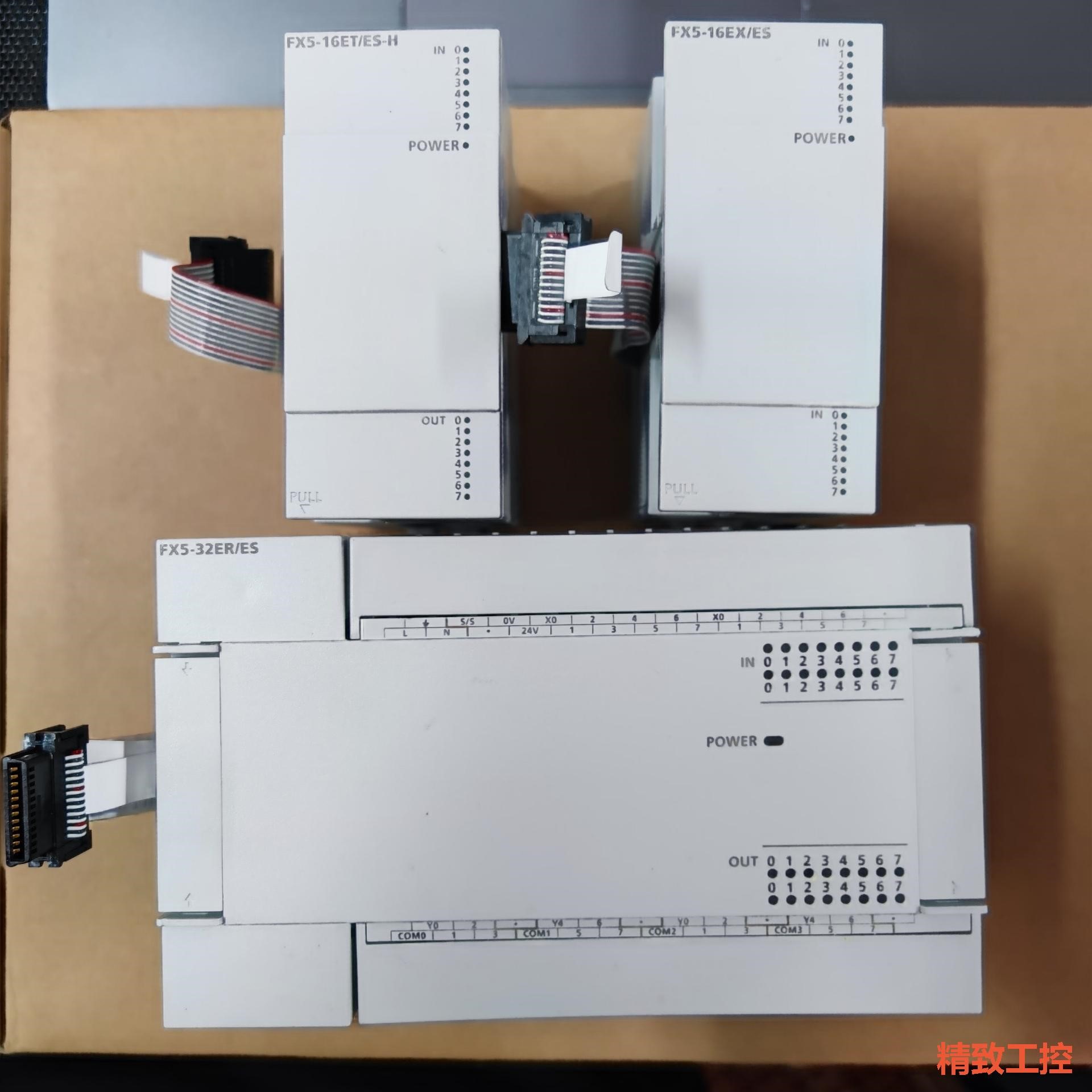 议价：原装拆机三菱PLCFX5U扩展模块 FX5-16EX/ES