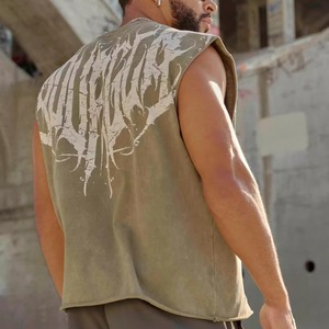 YoungLa背心夏季健身宽肩无袖T恤