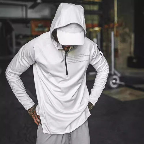 ASRV运动外套健身训练服连帽卫衣