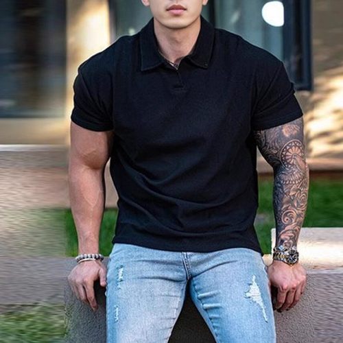 夏季收袖口健身短袖运动T恤