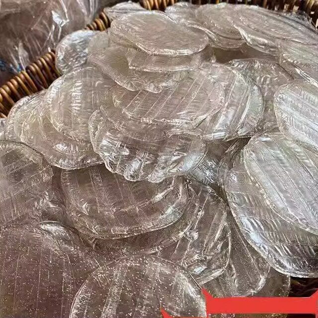 红薯粉皮地瓜网红巴掌迷你小干圆水晶粉皮5斤山东农家手工粉自制