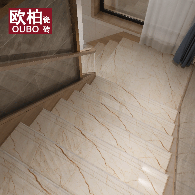 欧柏 楼梯瓷砖 大理石釉面阶梯砖 全通体楼梯踏步砖 一体式梯级板|msdalam kategori keluarga memasang ibu, jubin seramik, jubin seluruh badan - dari Buy2taobao.com untuk memberikan perkhidmatan ejen Taobao profesional membeli