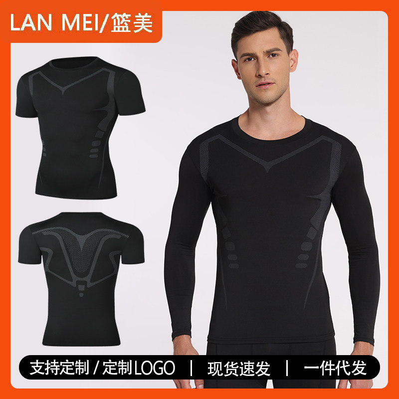 速干紧身衣套装男跑步健身训练服