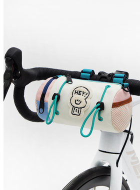 若素良品新横款通用骑自行单车挂包女斜挎背电动摩托前车把收纳包